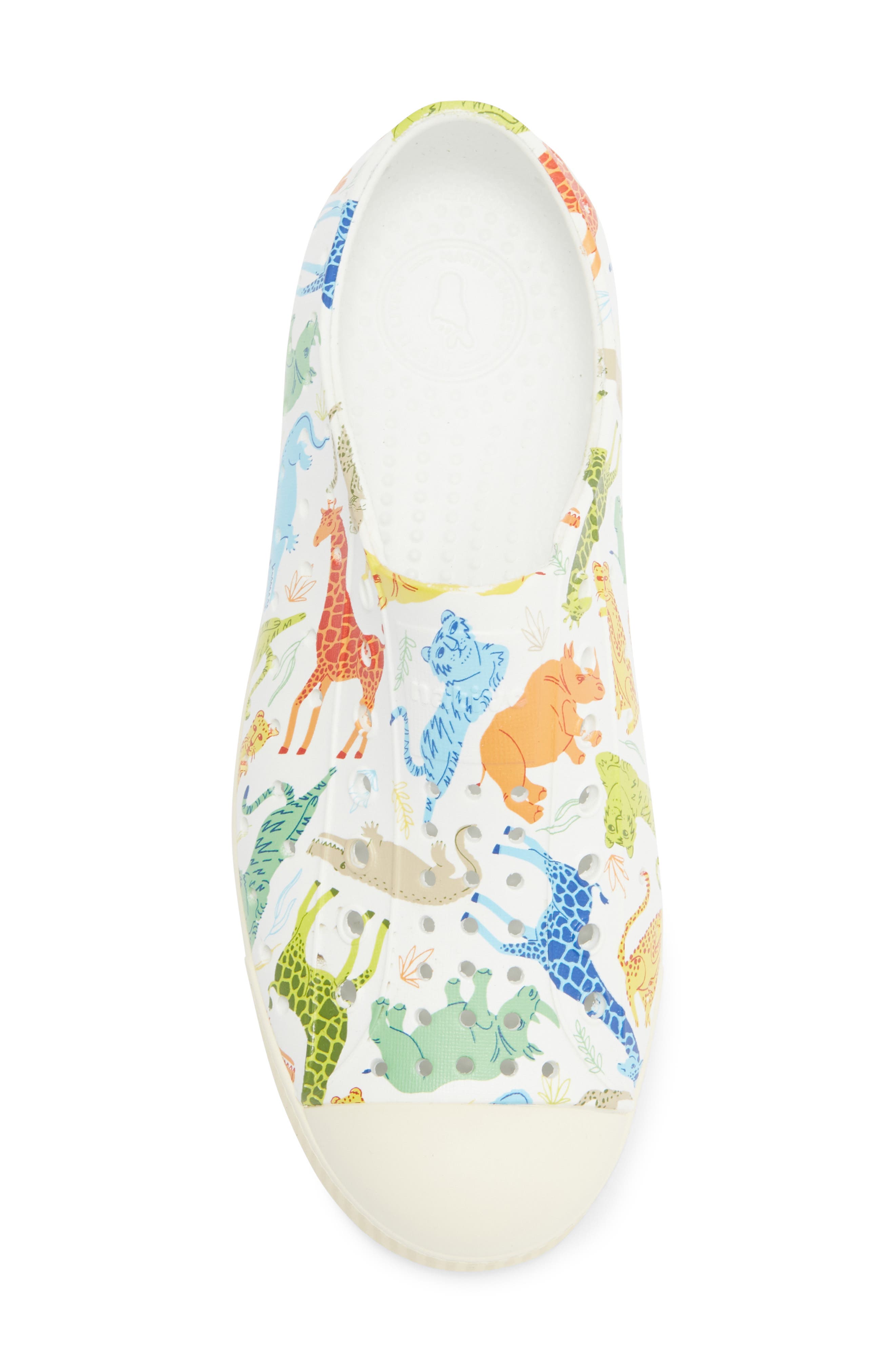 Native Shoes Jefferson Sugarlite Slip-On Sneaker, Alternate, color, White/ White/ Safari