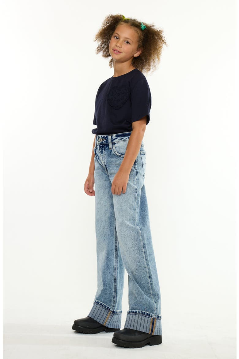 Pilar High Rise Wide Jeans, Alternate, color, Medium Light Wash
