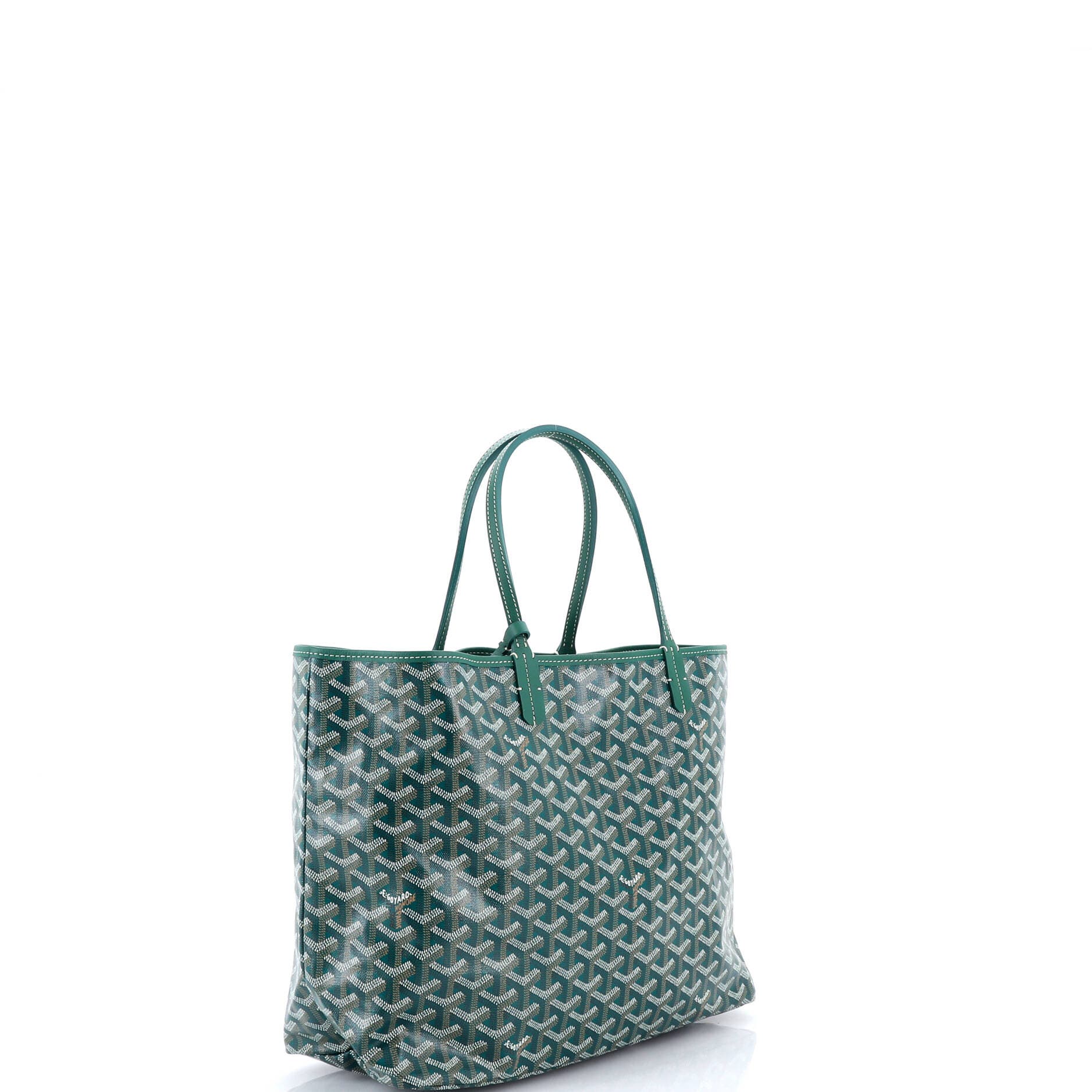 Pre-Owned Goyard Saint Louis Tote Coated Canvas PM, Alternate, color, Green