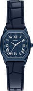 Fossil Harlow Navy Leather Strap Watch, 32mm