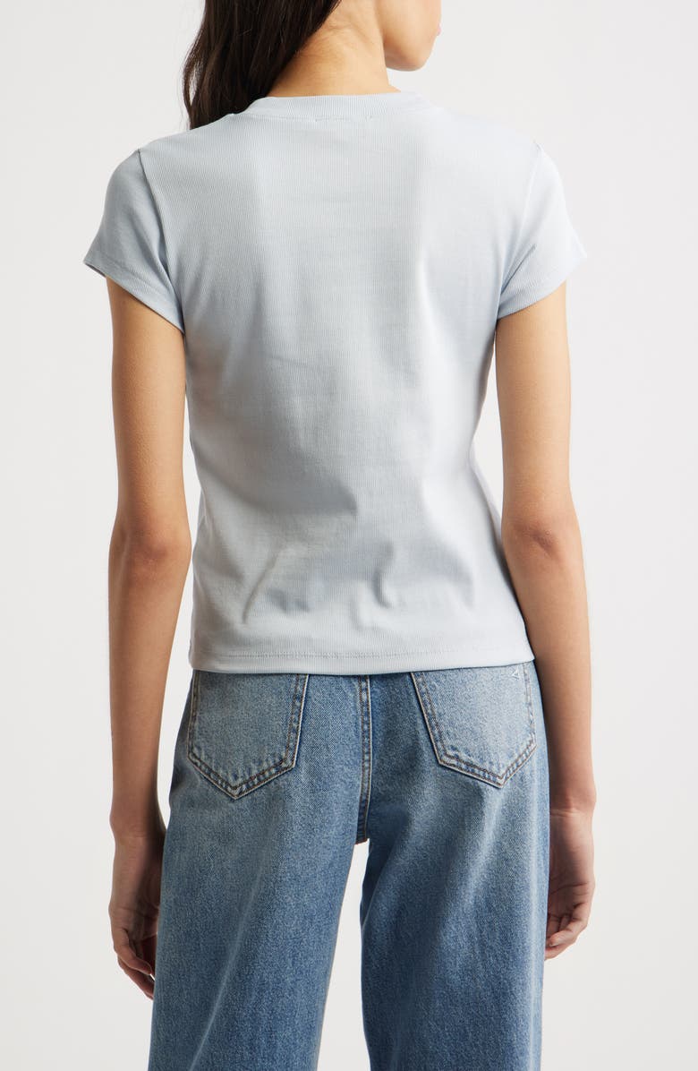 Madewell Supima<sup>®</sup> Cotton Rib T-Shirt, Alternate, color, Clear Sky