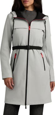 Hunter Reina Water Repellent Softshell Belted Coat