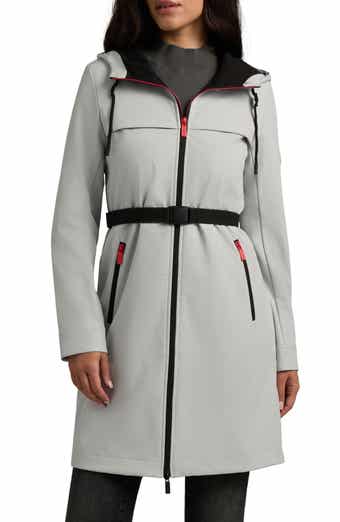 Reina Water Repellent Softshell Belted Coat