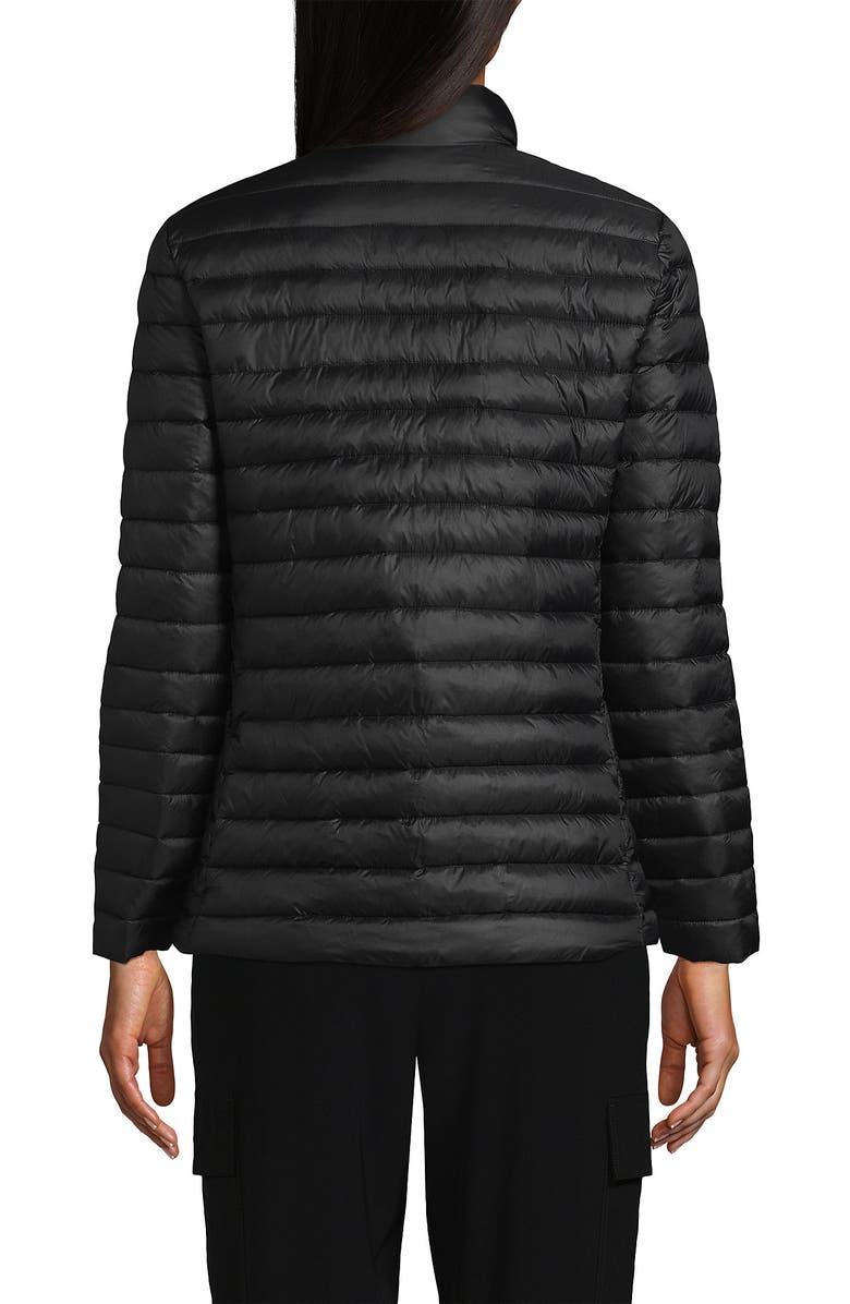 Lands' End School Uniform ' ThermoPlume Jacket, Alternate, color, Black