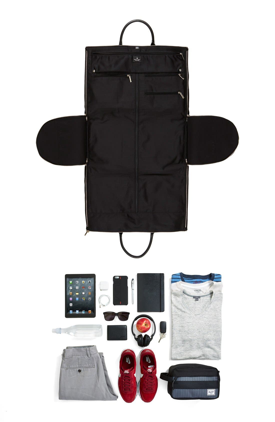 hook + ALBERT Canvas Garment/Duffel Bag, Alternate, color, 