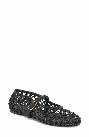 Clair Woven Mary Jane Flat