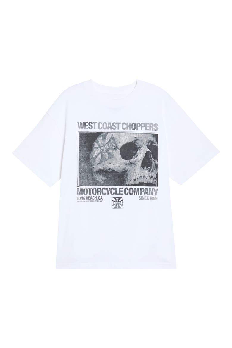 West Coast Choppers Cotton Graphic T-Shirt, Alternate, color, WHITE