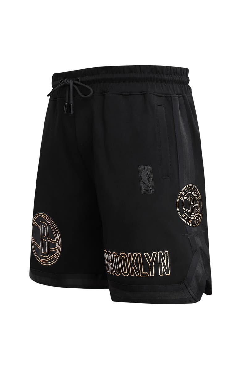 PRO STANDARD Men's Pro Standard Black Brooklyn Nets Shorts, Alternate, color, 