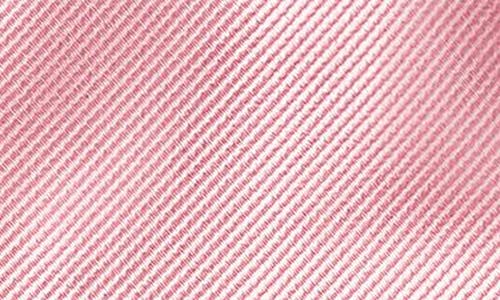 Eton Pink Solid Silk Twill Tie In Pink