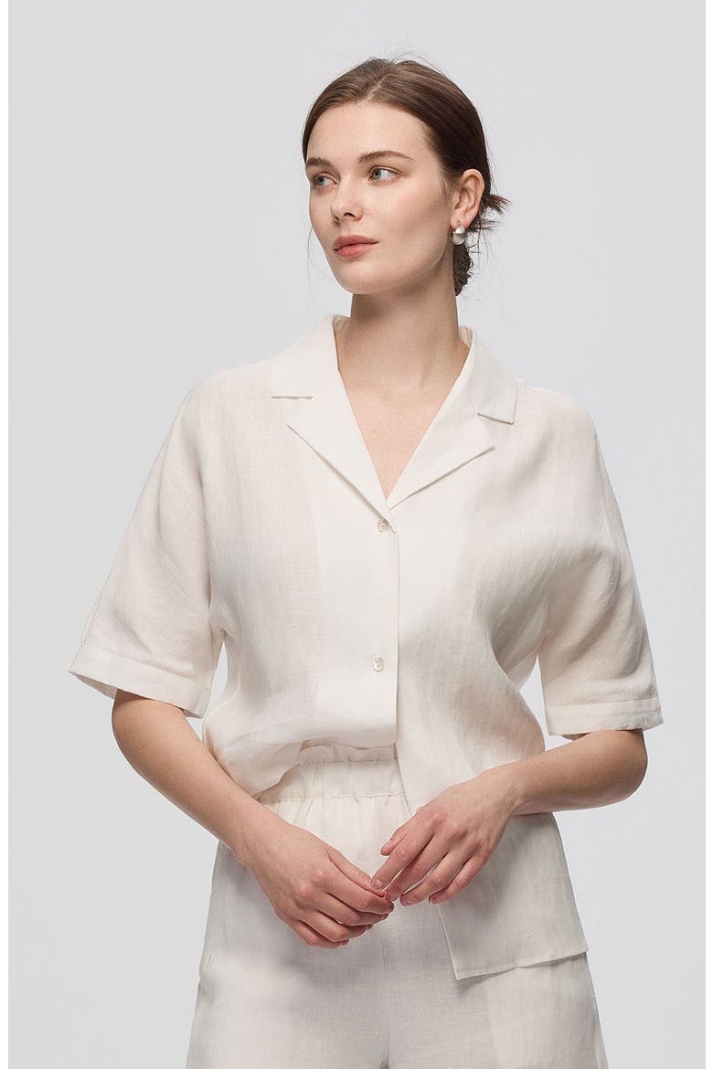 Hemp Camp Shirt, Alternate, color, White