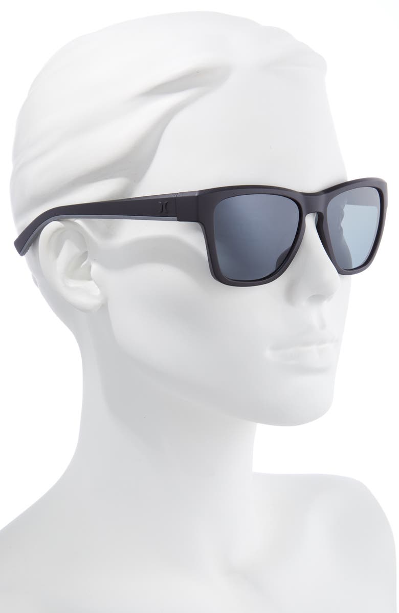 Hurley Deep Sea 54mm Polarized Square Sunglasses, Alternate, color, 