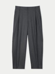 Gobi Cashmere Barrel-Leg Cashmere Pants