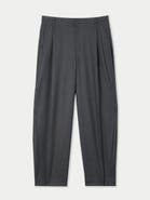 Gobi Cashmere Barrel-Leg Cashmere Pants
