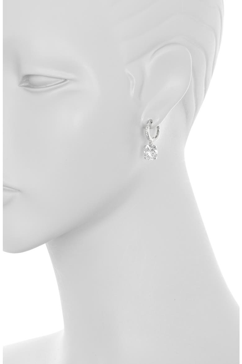 bright ideas drop earrings, Alternate, color, CLEAR/ SILVER
