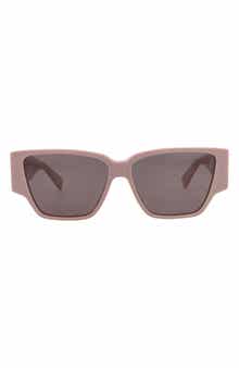 Bottega Veneta 57mm Square Sunglasses