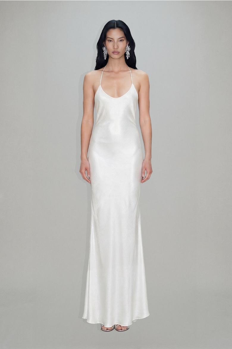Eden Slip Dress, Main, color, Ivory