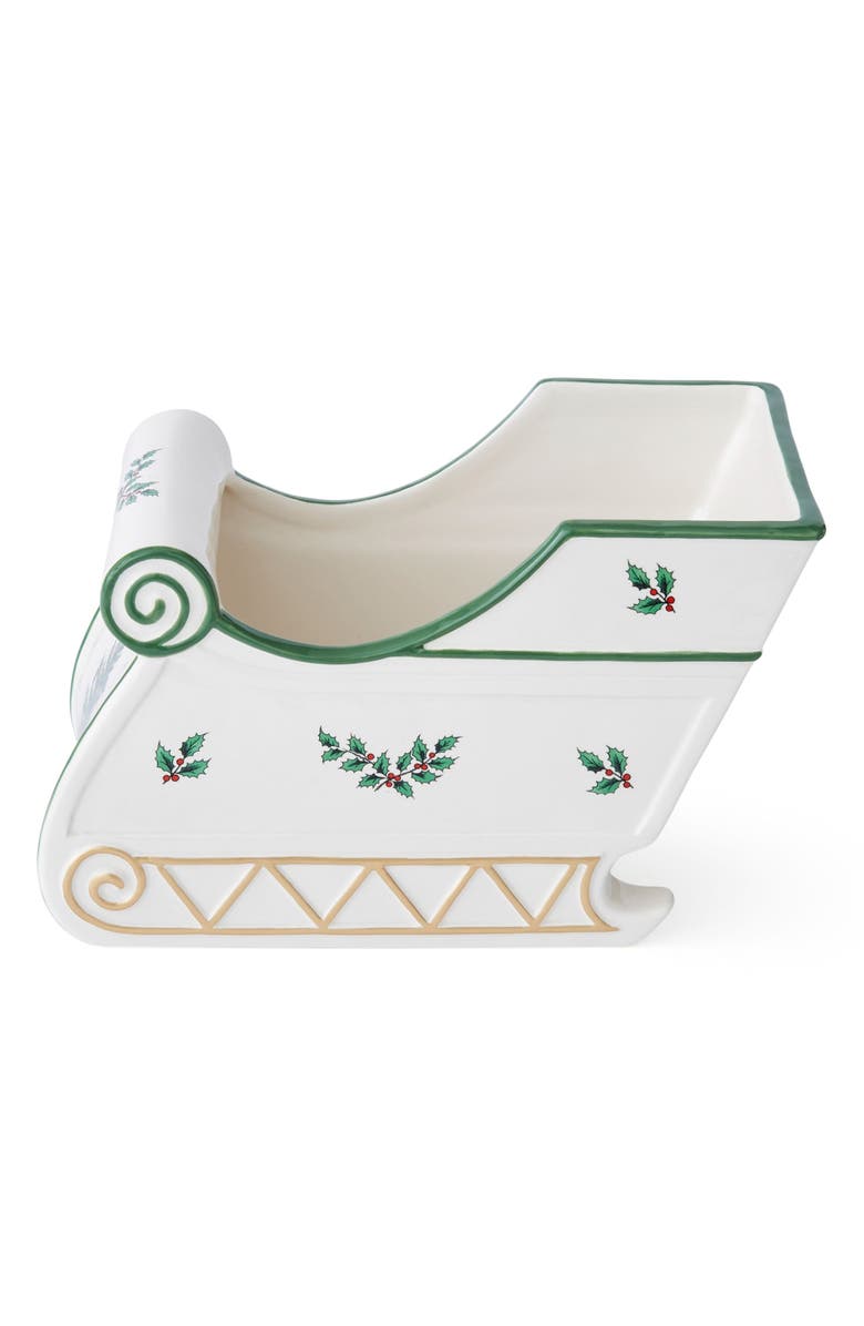 Spode Christmas Tree Sleigh Figurine, Alternate, color, 