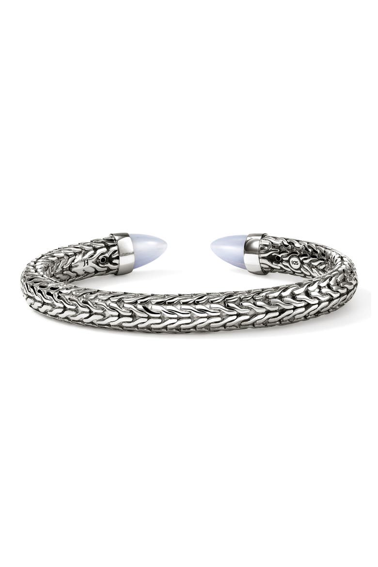 Spear 50 Flex Cuff Bracelet, Alternate, color, SILVER