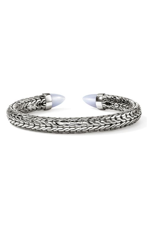 John Hardy Sterling Silver Chalcedony Chain Bracelet In Metallic
