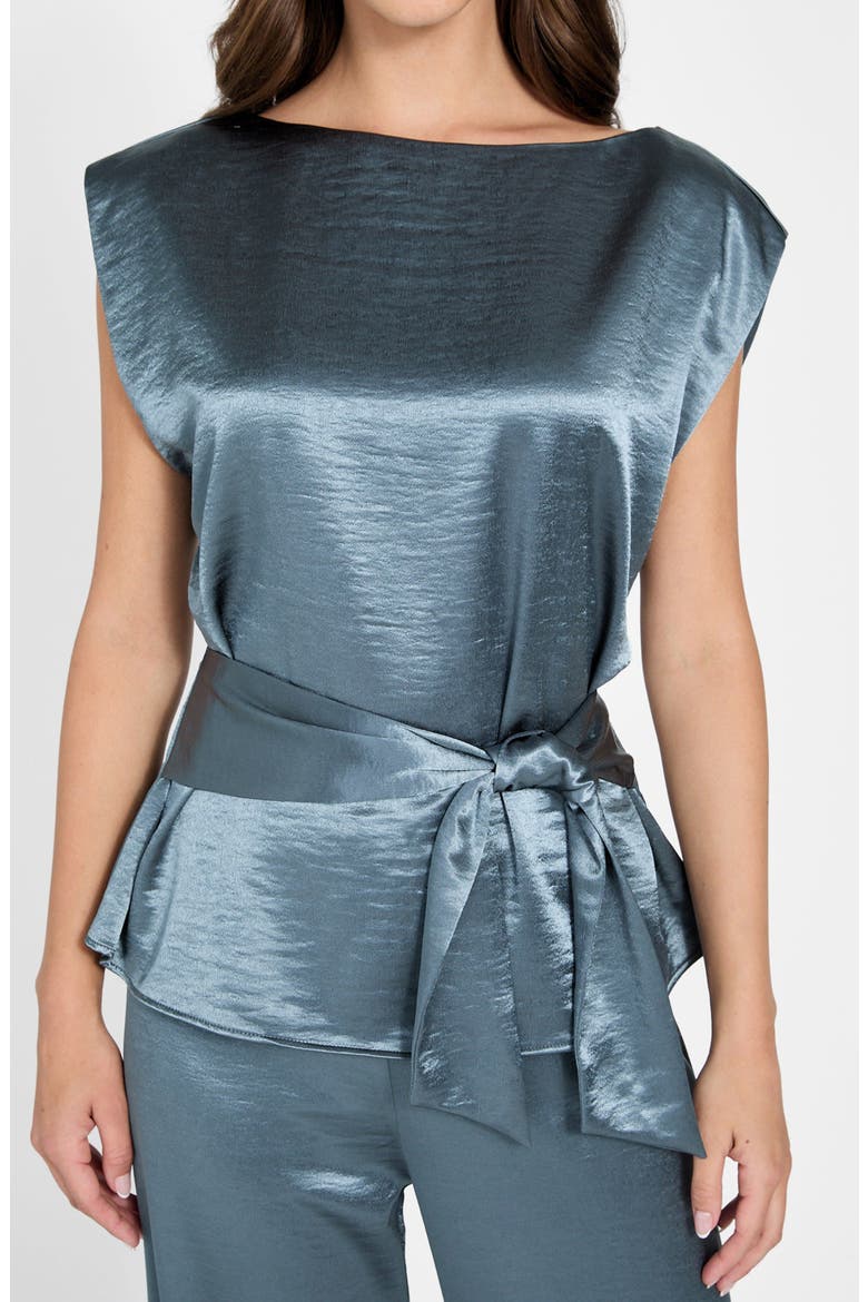 Mara Satin Top, Main, color, SQUALL SEA