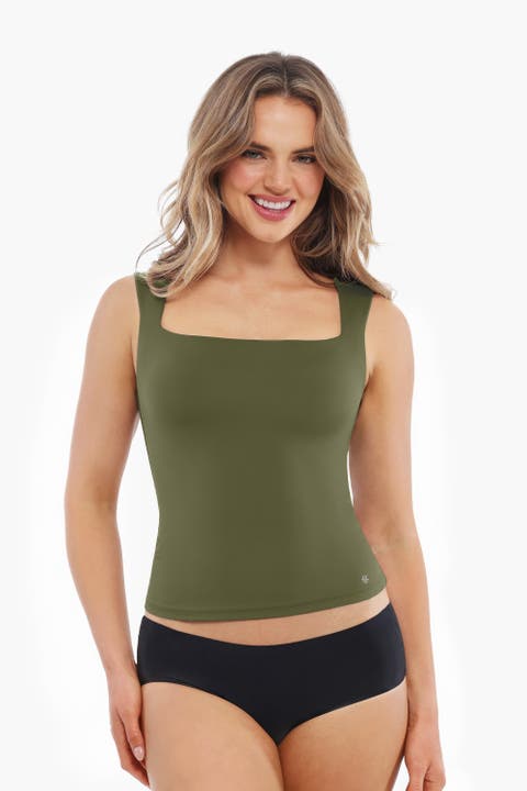 Cloud-Touch Double-Layer Shaping Sleeveless Top