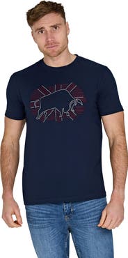 Raging Bull Outburst Union Jack Bull T-Shirt
