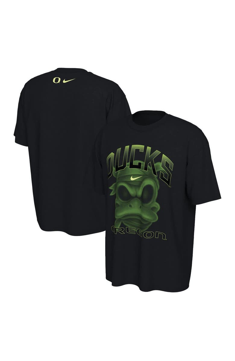 Nike Men's Nike Black Oregon Ducks Mummy Duck Glow In The Dark T-Shirt, Main, color, Black