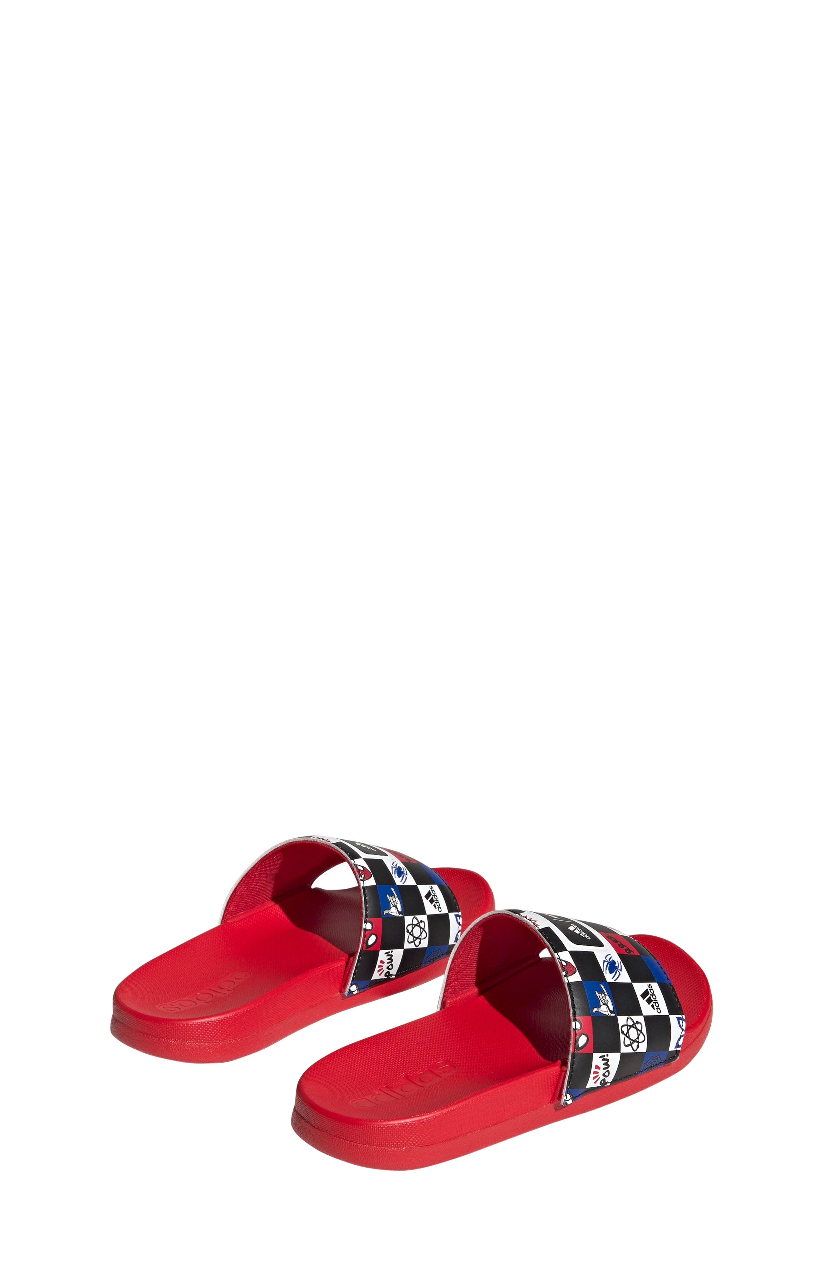 adidas Kids' x Disney Spider-Man Slide Sandal, Alternate, color, 