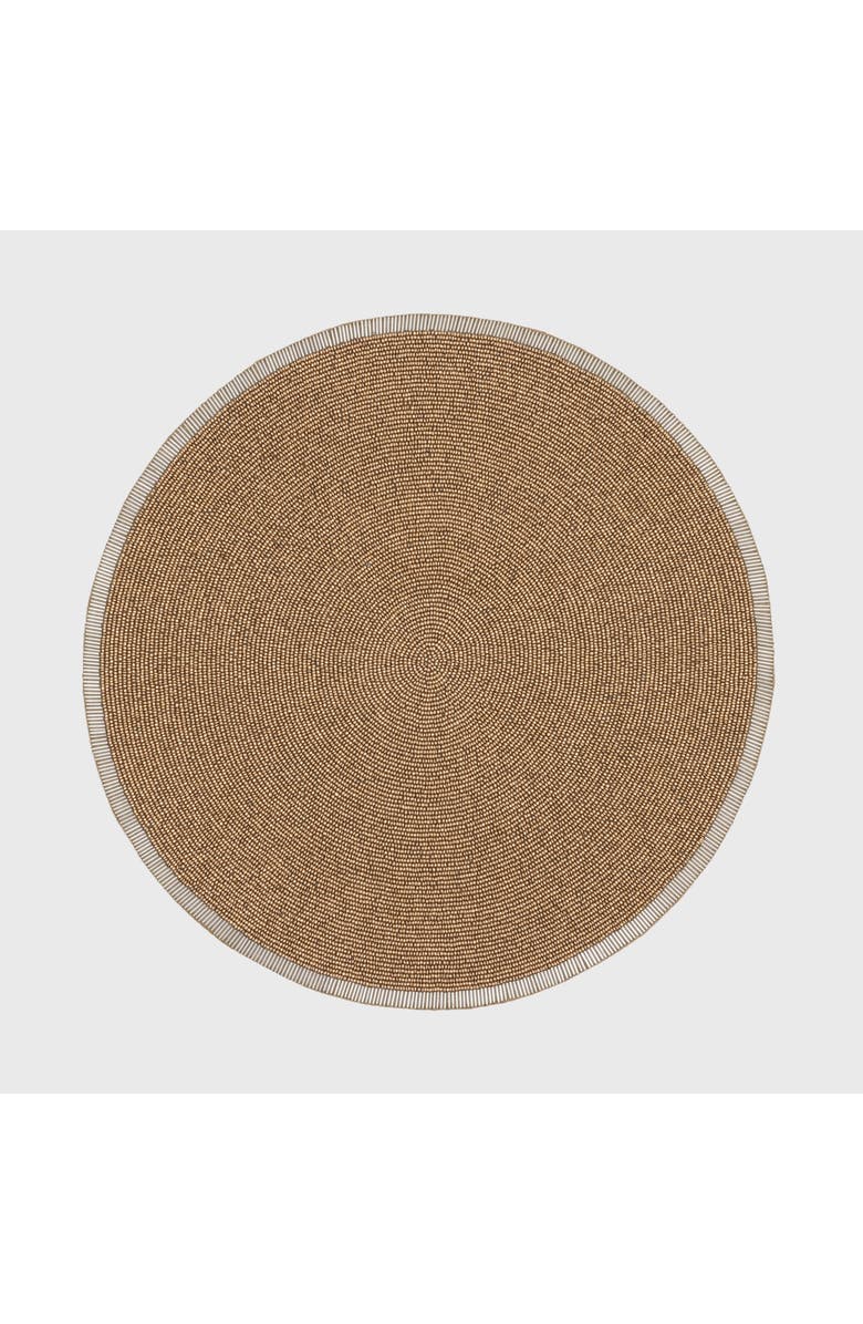 Joanna Buchanan Beaded Placemat, Main, color, Gold