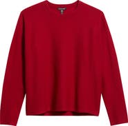 Eileen Fisher Relaxed Fit Wool Felt Sweater