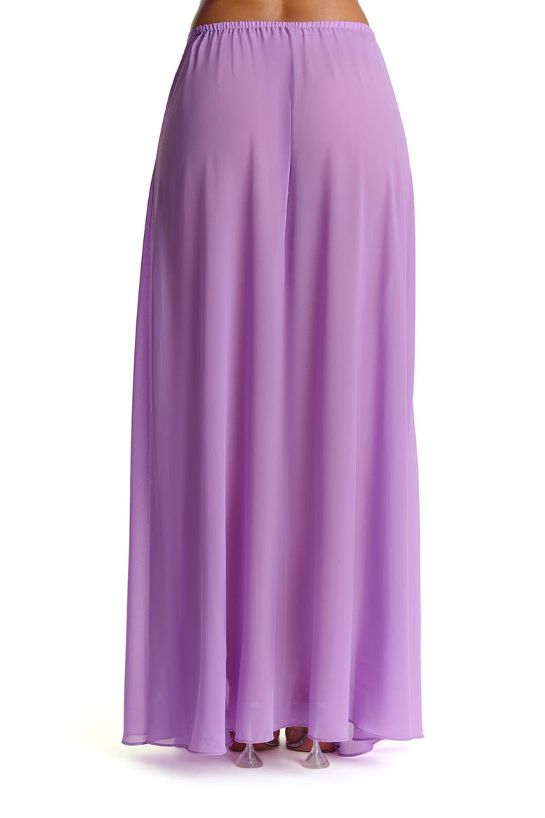 Chiffon A-Line Maxi Skirt, Alternate, color, VIOLET