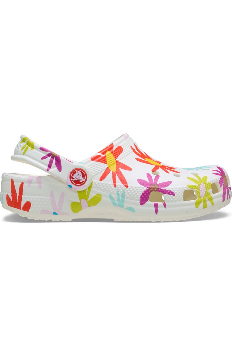CROCS Kids' Daisy Classic Clog, Alternate, color, Chalk