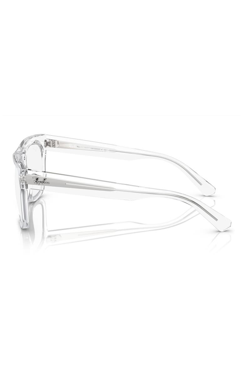 Phil 54mm Square Optical Glasses, Alternate, color, TRANSPARENT