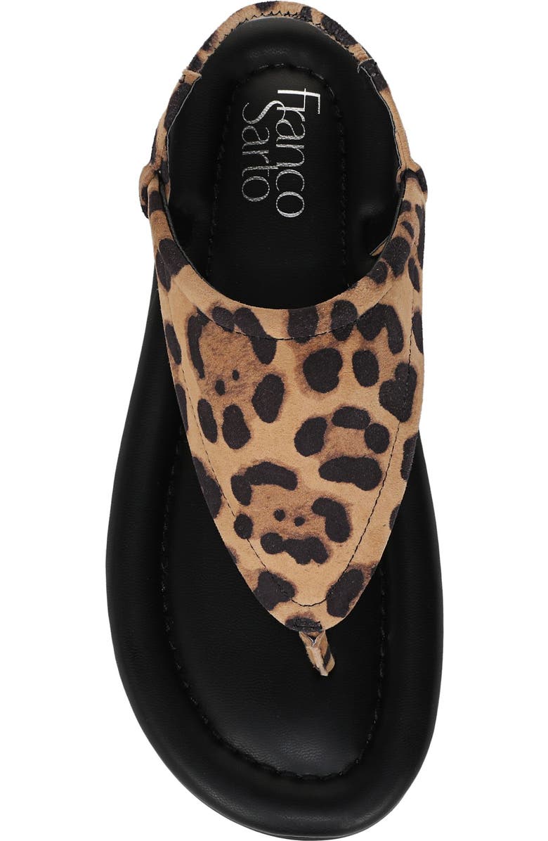 Franco Sarto Jocelyn Leopard Print Sandal, Alternate, color,