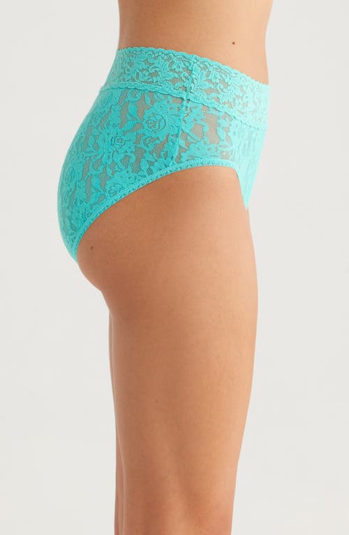 Hanky Panky Signature Lace French Briefs In Green