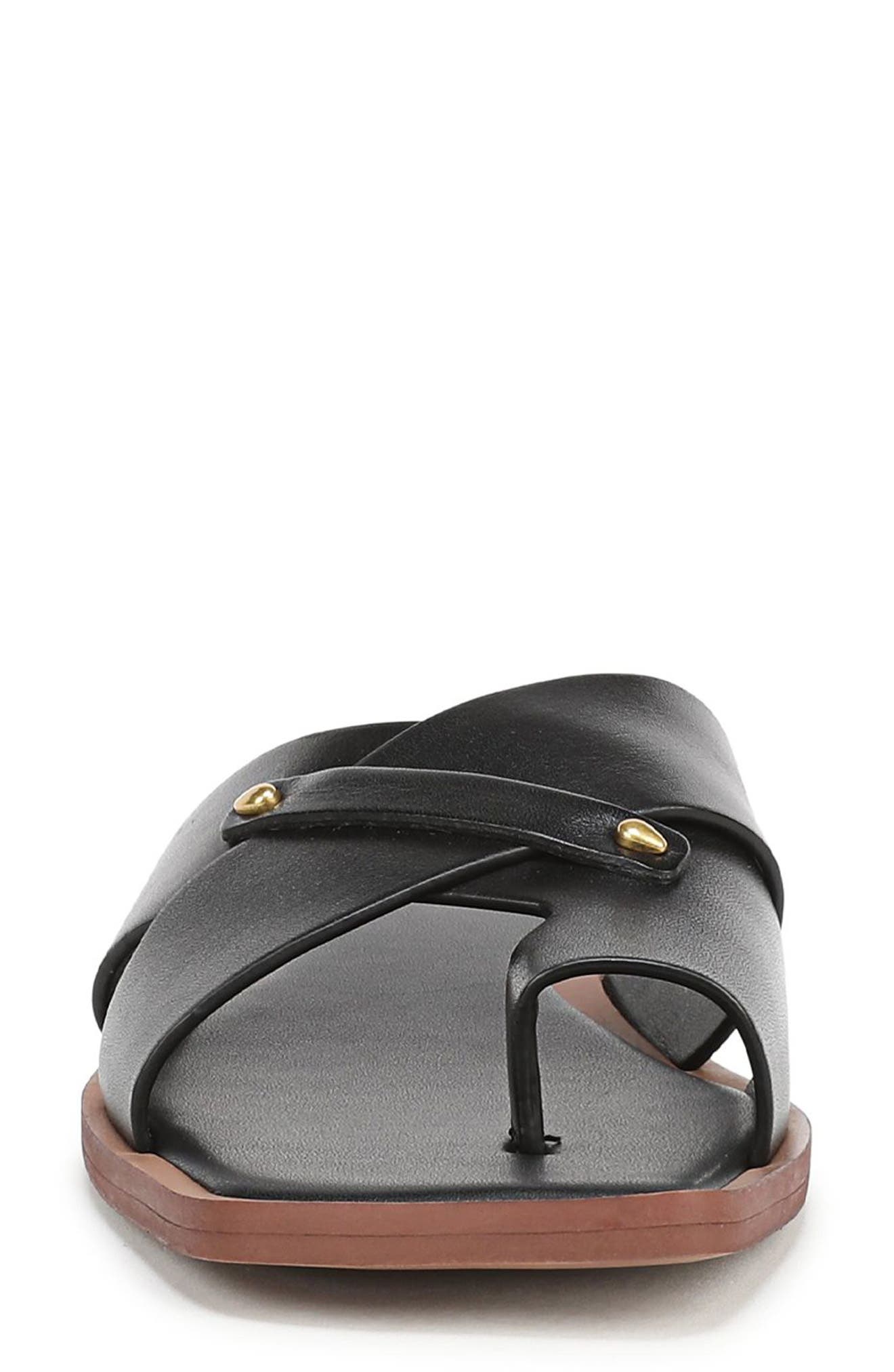 SARTO by Franco Sarto Etta Toe Loop Sandal, Alternate, color, Black