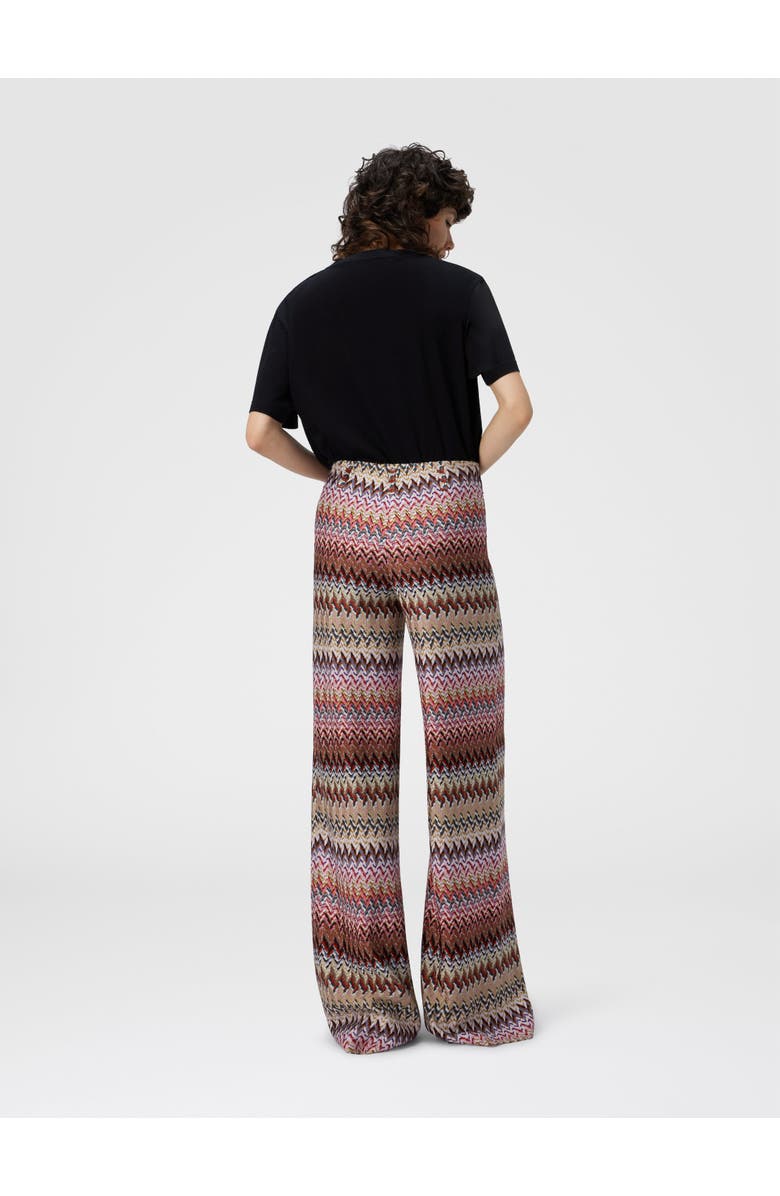 Missoni Flare Pants With Zigzag Pattern, Alternate, color, Multicoloured