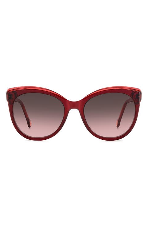 Her 0175/S 57mm Gradient Cat Eye Sunglasses