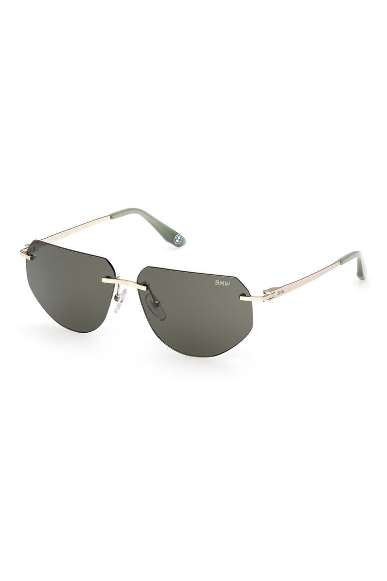 59mm Sunglasses, Alternate, color, GOLD / GREEN