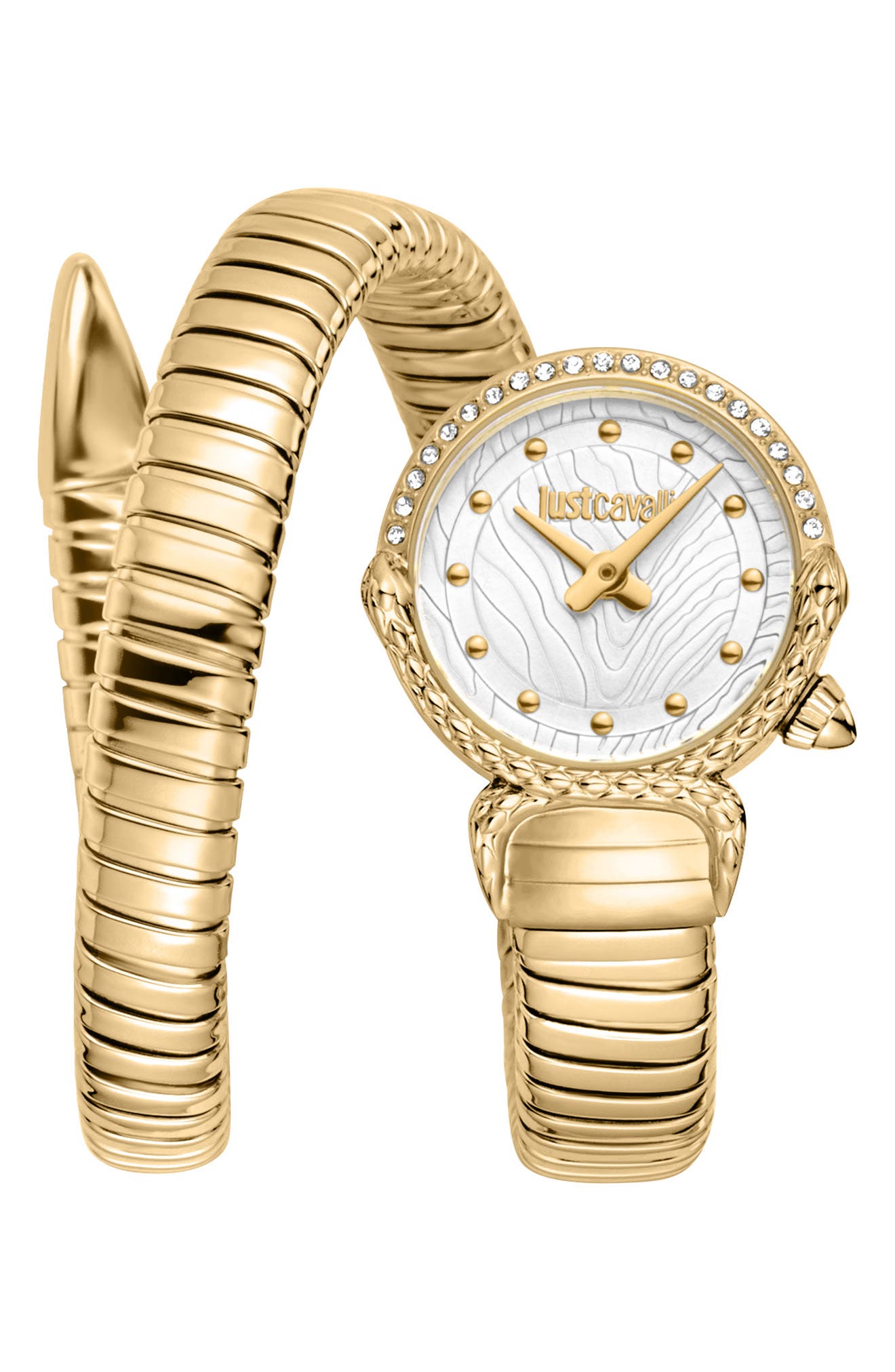 Radiosa Snake Wraparound Bracelet Watch, 22mm