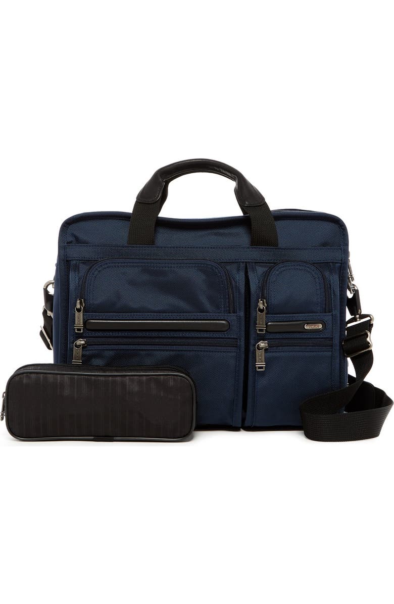 TUMI Expandable Organizer Nylon Computer Brief, Alternate, color,