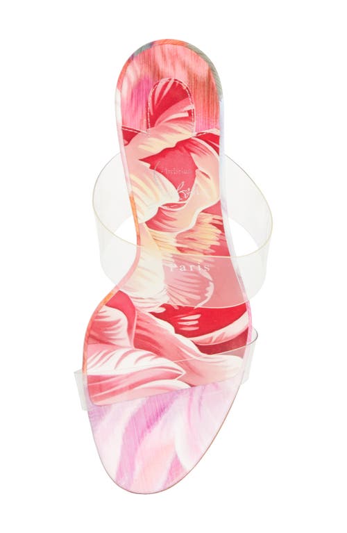 Christian Louboutin Just Nothing Slide Sandal In Multi