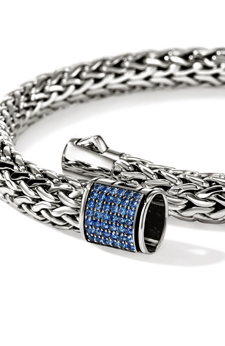 John Hardy Icon Bracelet, Sterling Silver, Alternate, color, Blue Sapphire