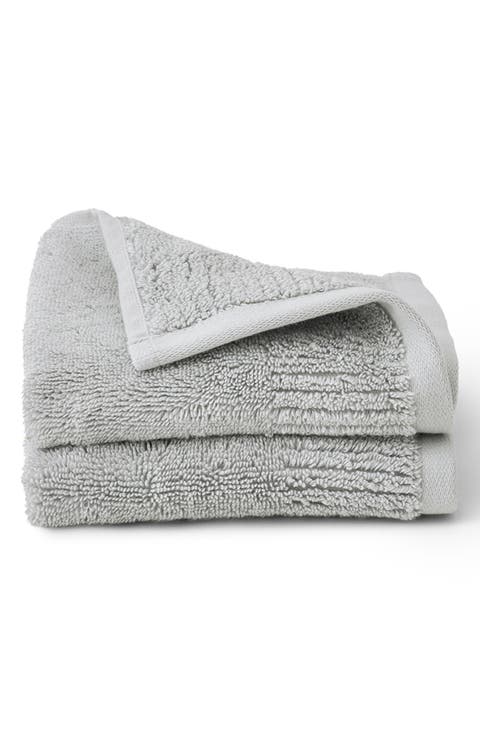 Set of 2 Ultraplush Organic Cotton Washcloths