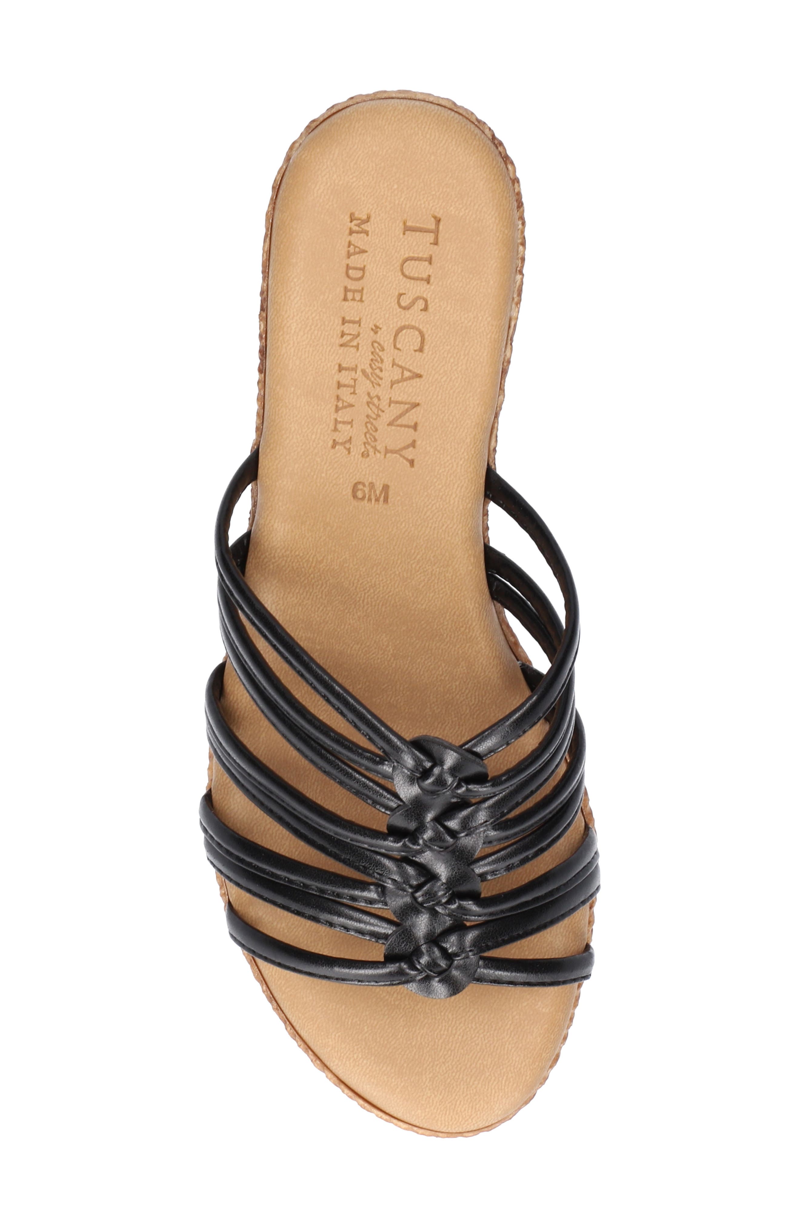 TUSCANY by Easy Street<sup>®</sup> Luciana Wedge Slide Sandal, Alternate, color, 