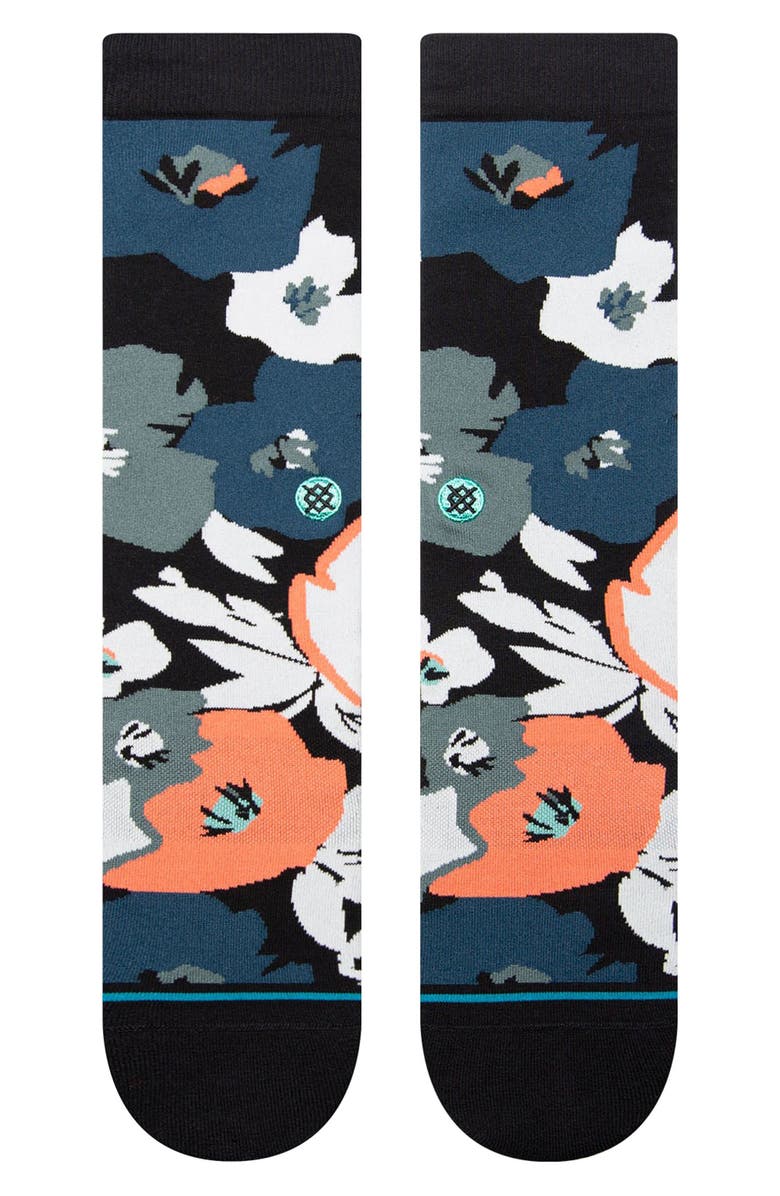 Stance Flower Beds Crew Socks, Alternate, color,