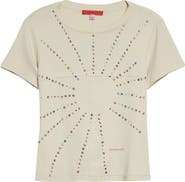 Eckhaus Latta Lapped Appliqué Cotton Baby Tee