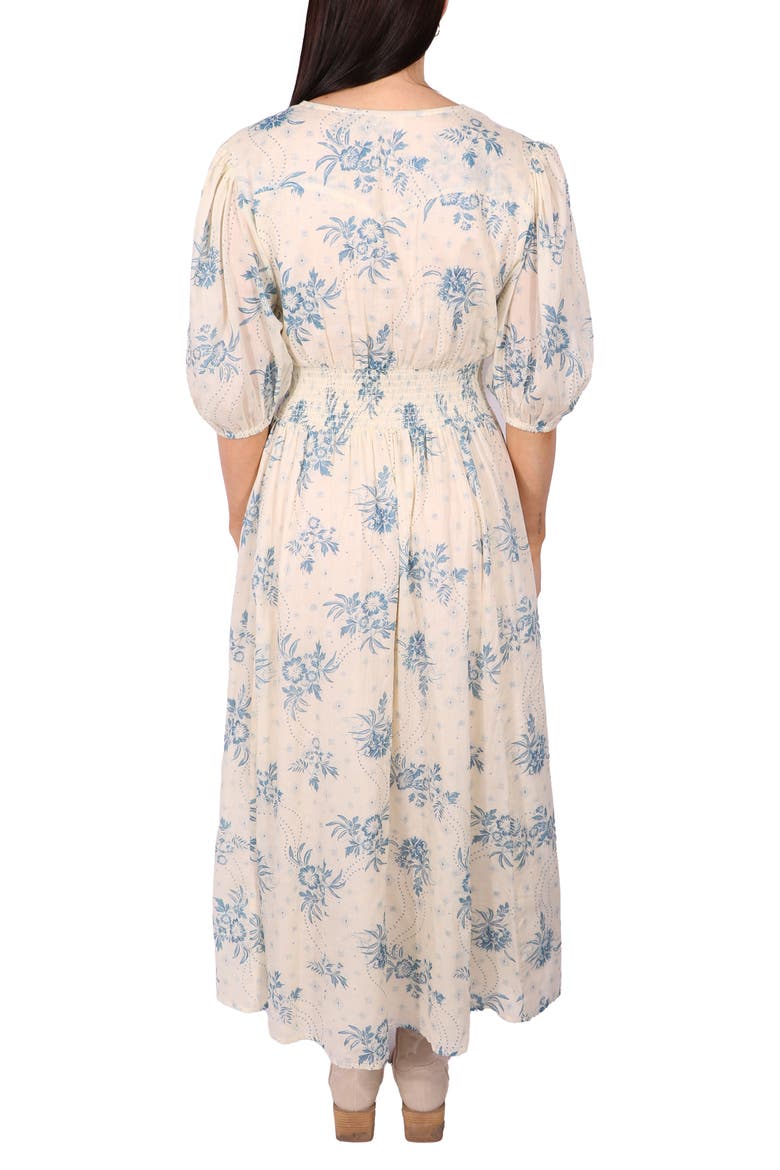 Halo Smocked Waist Maxi Dress, Alternate, color, BLUEBELLE