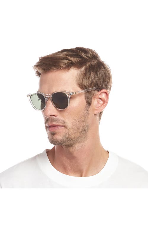Le Specs Bandwagon 51mm Polarized Sunglasses In Crystal Clear/khaki Mono