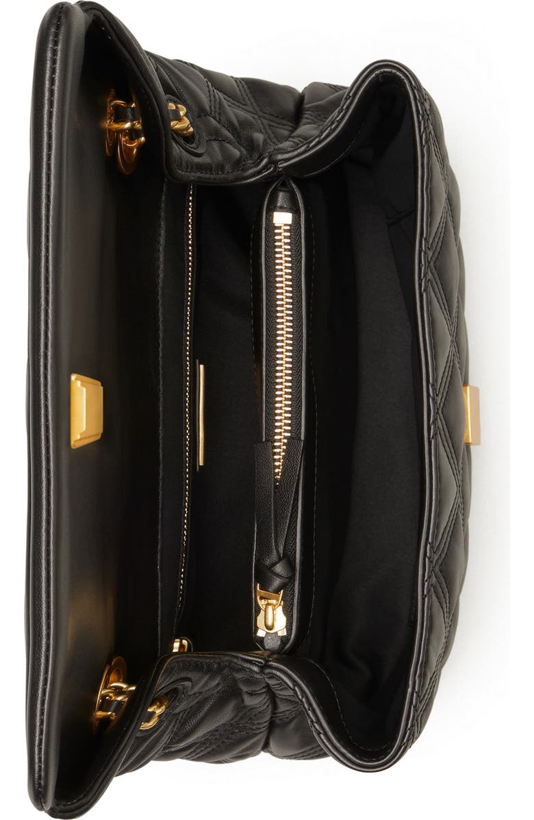 Tory Burch Fleming Soft Quilted Lambskin Leather Shoulder Bag, Alternate, color,